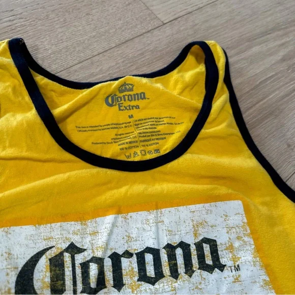 CORONA EXTRA Yellow Tank Top - Picture 4 of 6